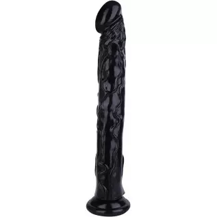13 Inch Jelly Crystal Clear Dildo, Realistic Flexible Dildos with Powerful Suction Cup Base Large Soft Thick Anal Dildo - Clear