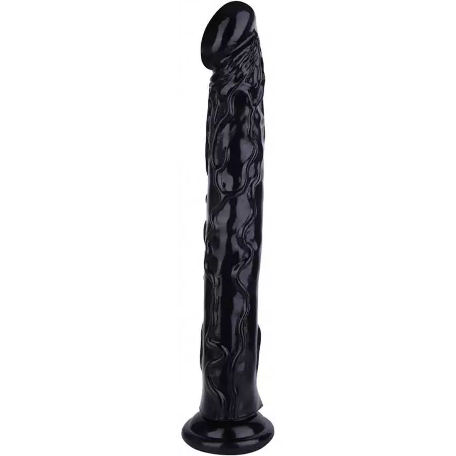 13 Inch Jelly Crystal Clear Dildo, Realistic Flexible Dildos with Powerful Suction Cup Base Large Soft Thick Anal Dildo - Clear 13 Inch Jelly Crystal Clear Dildo, Realistic Flexible Dildos with Powerful Suction Cup Base Large Soft Thick Anal Dildo - Clear
