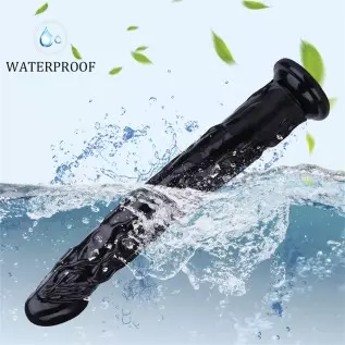 13 Inch Jelly Crystal Clear Dildo, Realistic Flexible Dildos with Powerful Suction Cup Base Large Soft Thick Anal Dildo - Clear 13 Inch Jelly Crystal Clear Dildo, Realistic Flexible Dildos with Powerful Suction Cup Base Large Soft Thick Anal Dildo - Clear