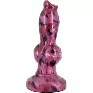 8.6 inch Realsitc Dog Dildo with Big Kont, Thick Silicone Suction Cup Anal Plug Toys for Advancer Women and Men Couples.(Normal)
