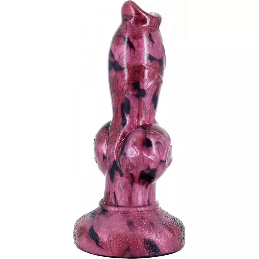 8.6 inch Realsitc Dog Dildo with Big Kont, Thick Silicone Suction Cup Anal Plug Toys for Advancer Women and Men Couples.(Normal)