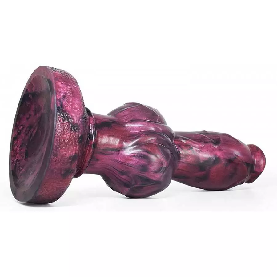 8.6 inch Realsitc Dog Dildo with Big Kont, Thick Silicone Suction Cup Anal Plug Toys for Advancer Women and Men Couples.(Normal)