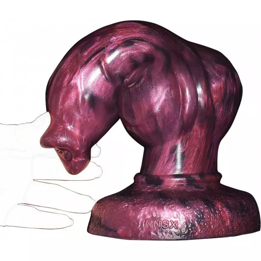 8.6 inch Realsitc Dog Dildo with Big Kont, Thick Silicone Suction Cup Anal Plug Toys for Advancer Women and Men Couples.(Normal)