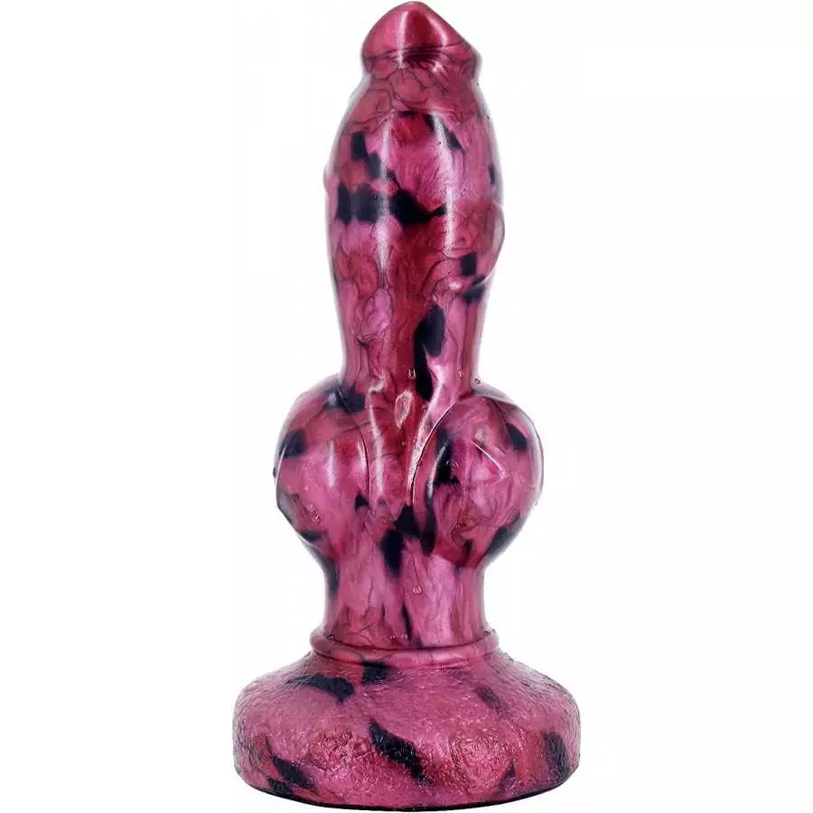 8.6 inch Realsitc Dog Dildo with Big Kont, Thick Silicone Suction Cup Anal Plug Toys for Advancer Women and Men Couples.(Normal)