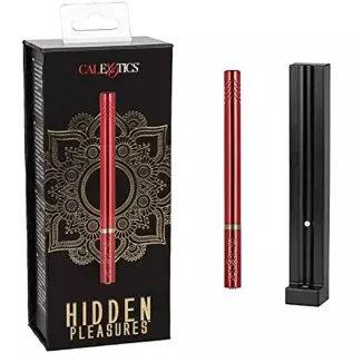 CalExotics Hidden Pleasures Vibrator - Red (13930RED_)
