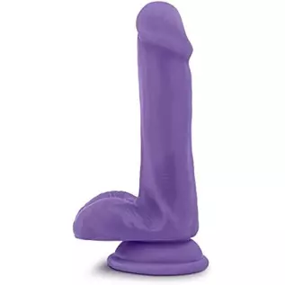 Blush Au Naturel Bold Delight 6 Inch Soft Realistic Sensa Feel Dual Density Flexishaft Dildo - Strap On Harness Compatible Sex T