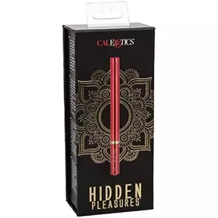 CalExotics Hidden Pleasures Vibrator - Red (13930RED_)