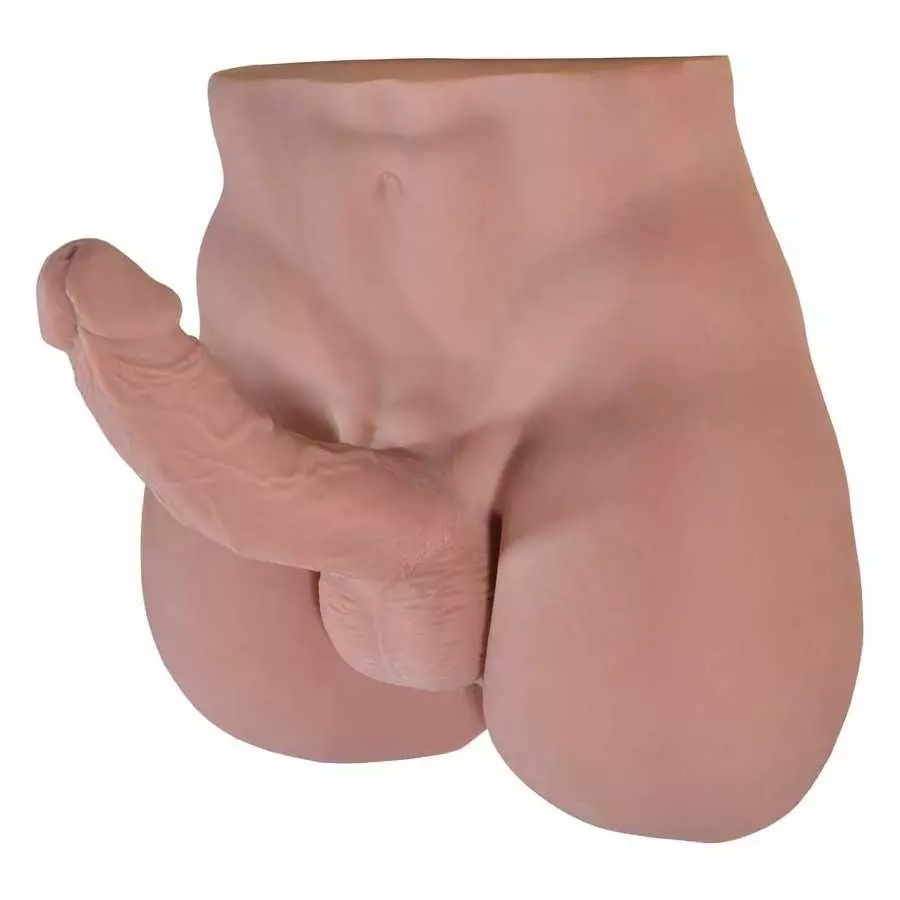 3D Realistic Sex Love Doll for Women Ass Butt Masturbator with Flexible Dildo and Tight Anal Entry Fake Penis with Ball Adult Se