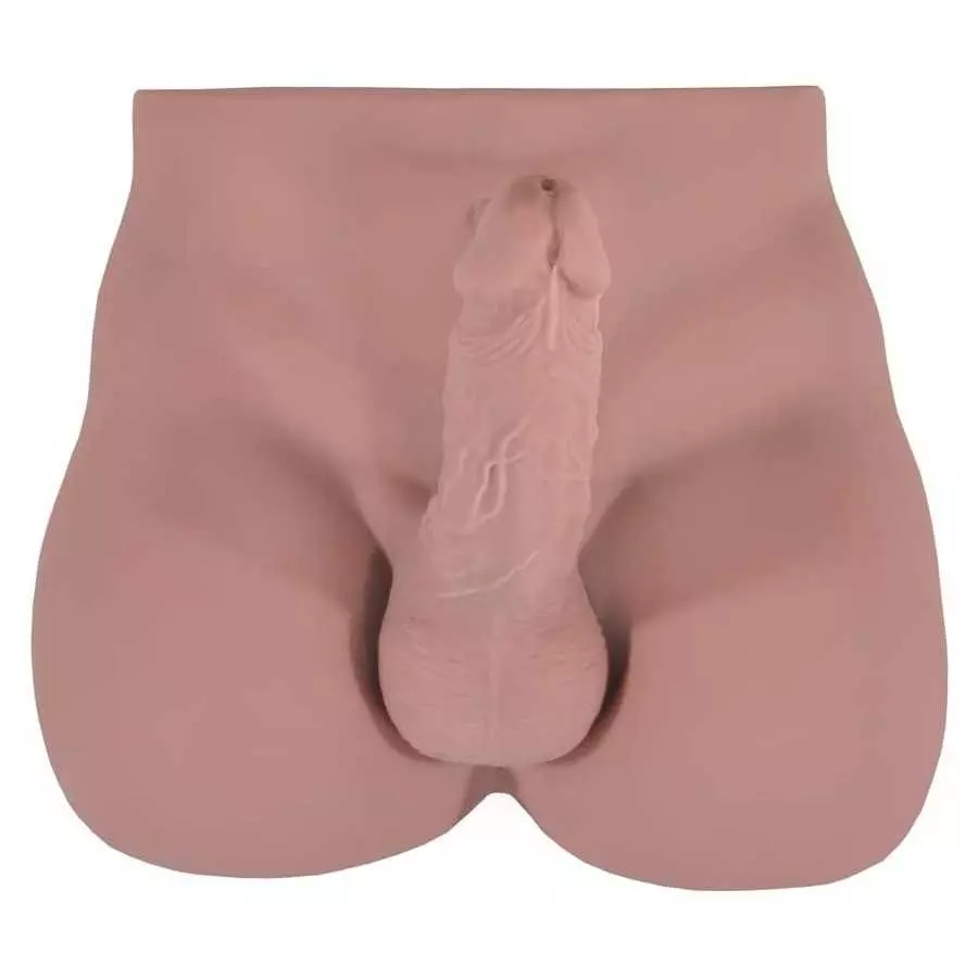 3D Realistic Sex Love Doll for Women Ass Butt Masturbator with Flexible Dildo and Tight Anal Entry Fake Penis with Ball Adult Se