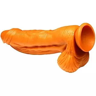 Realistic Huge Monster Silicone Dildo Penis with Strong Suction Cup 9.84"G Spot Cock with Lifelike Glans Skin Texture Adult Sex