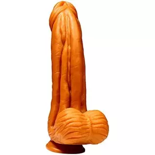 Realistic Huge Monster Silicone Dildo Penis with Strong Suction Cup 9.84"G Spot Cock with Lifelike Glans Skin Texture Adult Sex