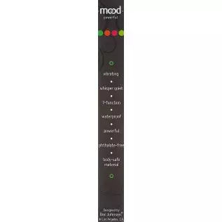 Doc Johnson Mood - Powerful - 7 Function Waterproof Bullet-Style Vibrator (3.4 Inches) - Whisper Quiet with Velvet Touch Finish Doc Johnson Mood - Powerful - 7 Function Waterproof Bullet-Style Vibrator (3.4 Inches) - Whisper Quiet with Velvet Touch Finish