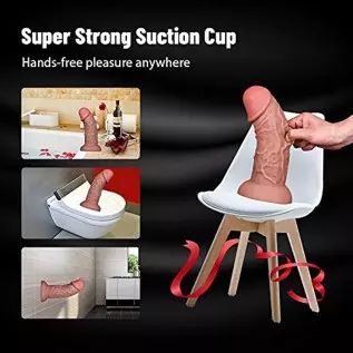 Sex Toy for Women Realistic Silicone Dildo 9 Inch, Huge Realistic Dildo for Women Silicone Dildo, G Spot Clitoral Anal Stimulato