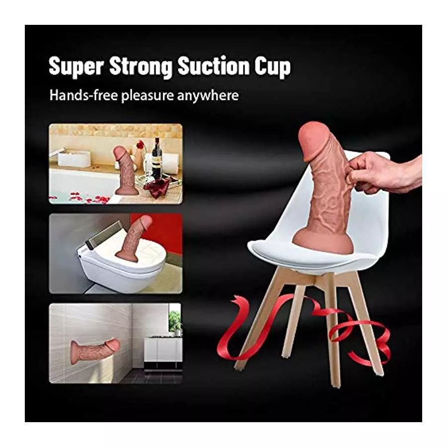 Sex Toy for Women Realistic Silicone Dildo 9 Inch, Huge Realistic Dildo for Women Silicone Dildo, G Spot Clitoral Anal Stimulato