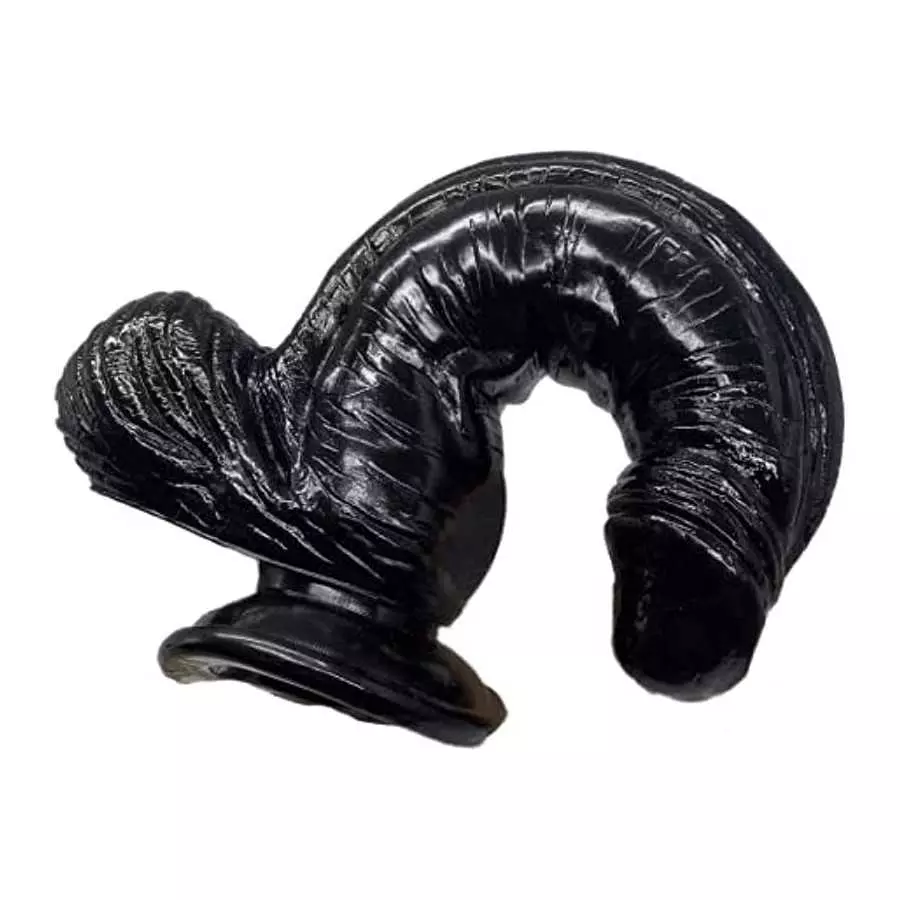 Taoheo Dildo 9.5inchX2.3inch Black, L