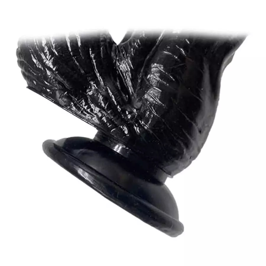 Taoheo Dildo 9.5inchX2.3inch Black, L