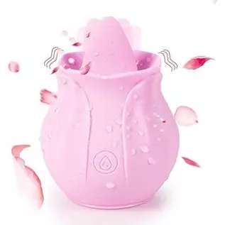 2022 Newly Rose Sex Stimulator for Women Give Adult Female Sucker&Lick Easy to Clean Sex Tongue Teasing Toys Rechargeable Clitor