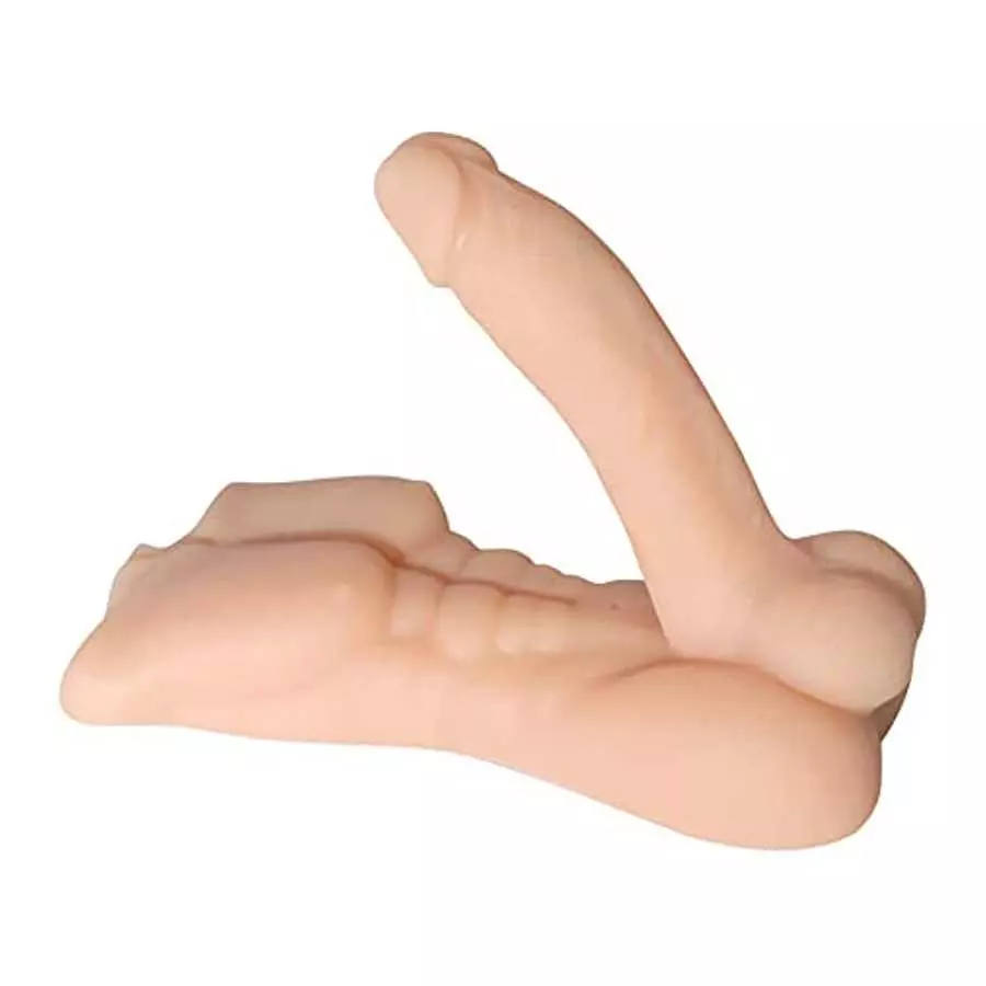 Super Mini Male Torso Sex Doll for Women with Realistic Flexible Dildo, G- Spot Vibrating Men Penis Love Doll for Women Masturba