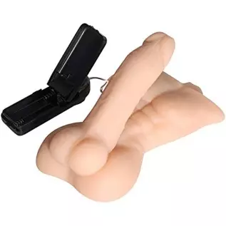 Super Mini Male Torso Sex Doll for Women with Realistic Flexible Dildo, G- Spot Vibrating Men Penis Love Doll for Women Masturba Super Mini Male Torso Sex Doll for Women with Realistic Flexible Dildo, G- Spot Vibrating Men Penis Love Doll for Women Masturba