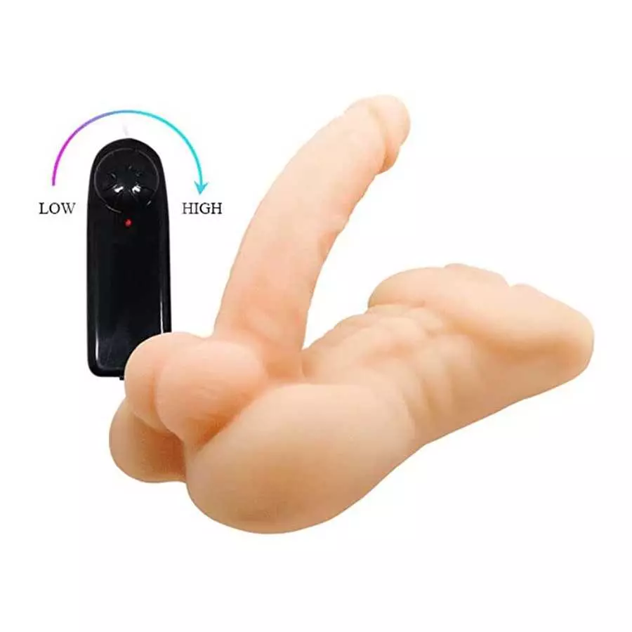Super Mini Male Torso Sex Doll for Women with Realistic Flexible Dildo, G- Spot Vibrating Men Penis Love Doll for Women Masturba