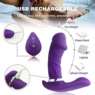 Thrusting Dildo Vibrator with 7 Vibration Heating, Vibrating Realistic Dildo for Hands-Silicone Penis Sex Toy for Women Couple