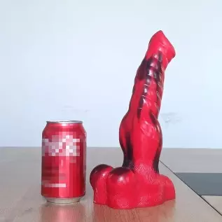 Thick Realistic Wolf Dildo 10inch Silicone Pink Dildo with Suction Cup Dildo Emulational Anal Adult Toy for Women Hands-Free Dil