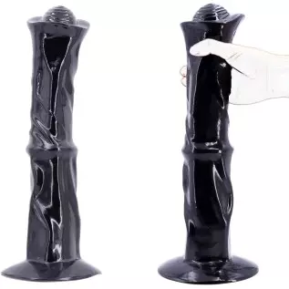 Huge Super Long Horse Cock Type Anal Dildo 13.8"x3.35"x5.12" Big Plug Ribbed Body Strong Suction Cup (Black) Huge Super Long Horse Cock Type Anal Dildo 13.8"x3.35"x5.12" Big Plug Ribbed Body Strong Suction Cup (Black)