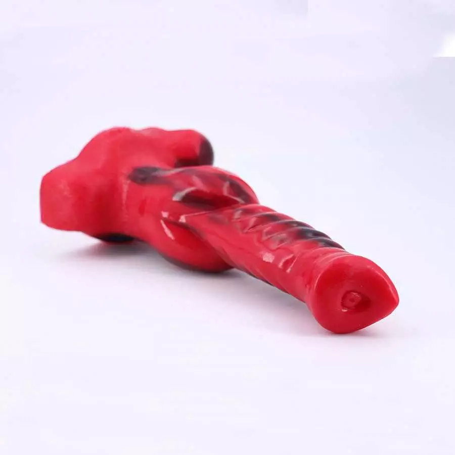 Thick Realistic Wolf Dildo 10inch Silicone Pink Dildo with Suction Cup Dildo Emulational Anal Adult Toy for Women Hands-Free Dil