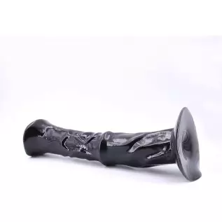Huge Super Long Horse Cock Type Anal Dildo 13.8"x3.35"x5.12" Big Plug Ribbed Body Strong Suction Cup (Black) Huge Super Long Horse Cock Type Anal Dildo 13.8"x3.35"x5.12" Big Plug Ribbed Body Strong Suction Cup (Black)