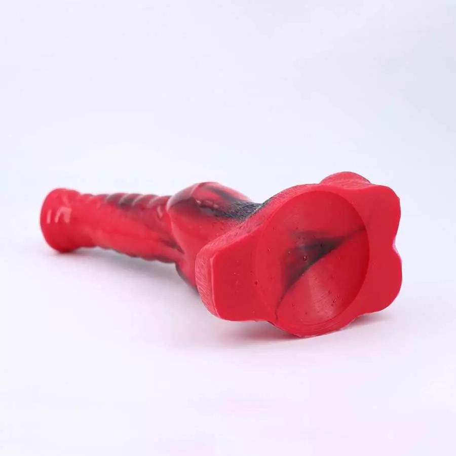 Thick Realistic Wolf Dildo 10inch Silicone Pink Dildo with Suction Cup Dildo Emulational Anal Adult Toy for Women Hands-Free Dil