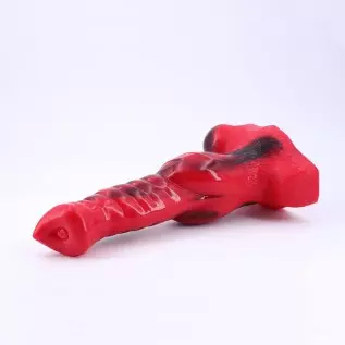 Thick Realistic Wolf Dildo 10inch Silicone Pink Dildo with Suction Cup Dildo Emulational Anal Adult Toy for Women Hands-Free Dil