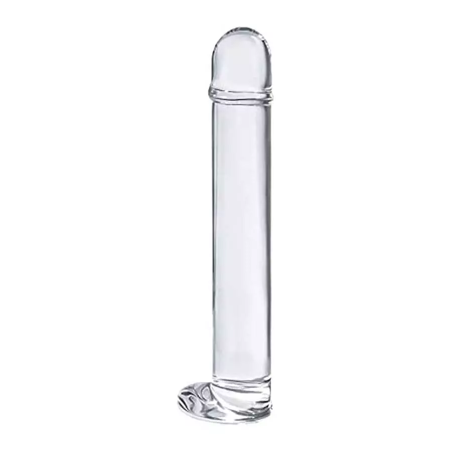Big Clear Dildo, 8.9 inch Glass G spot Dildo Thick Adult Sex Toys for Women,Men