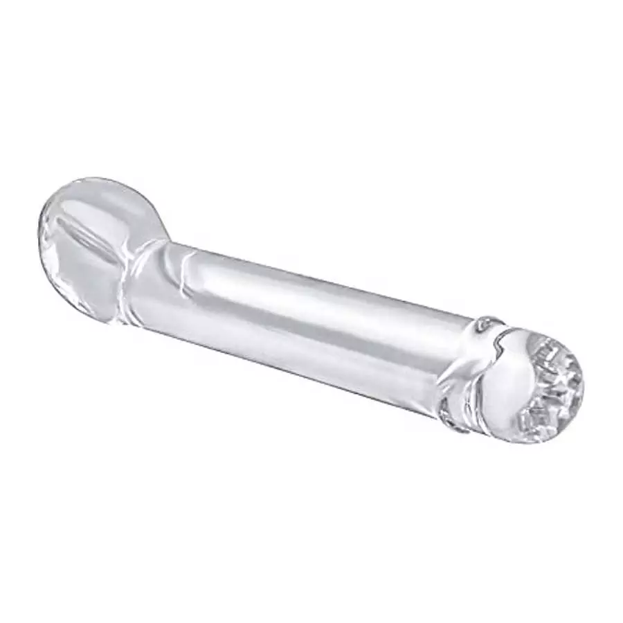 Big Clear Dildo, 8.9 inch Glass G spot Dildo Thick Adult Sex Toys for Women,Men