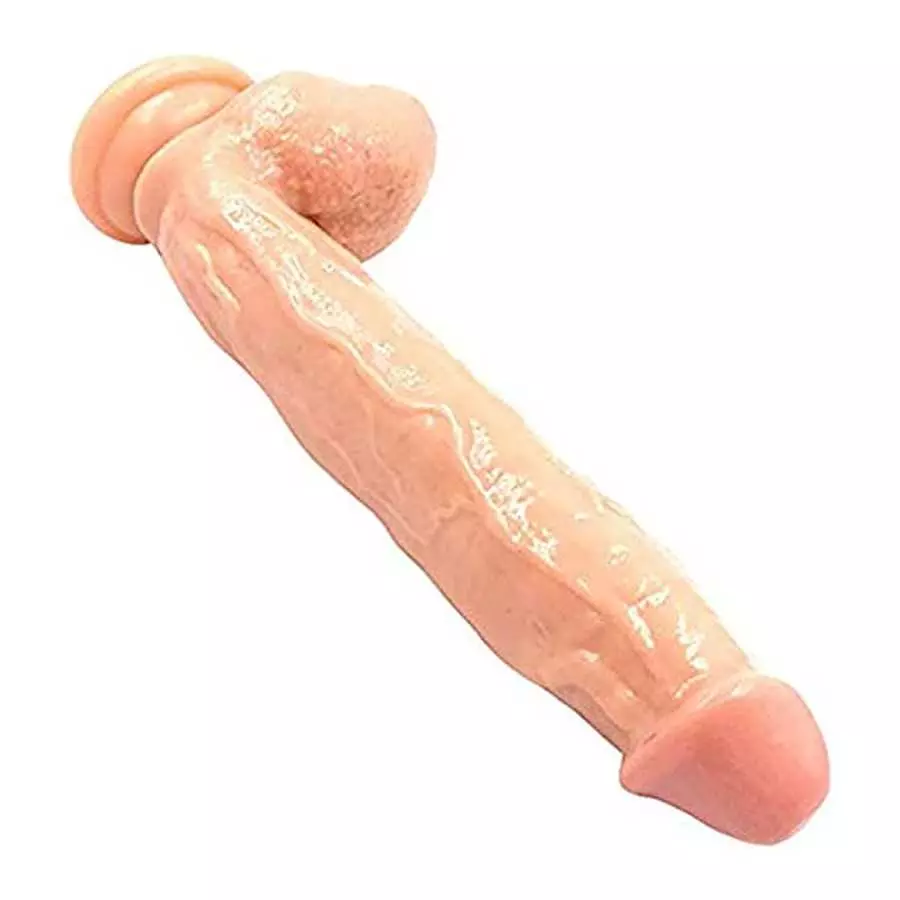 12 inch Female Massage Dildo with Suction Cup for Beginners Anal Play Lifelike Huge Penis Realistic Silicone Dong Sex Toys