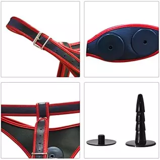 Hliang Harness Strap-On Dildos,Multiple penetrations Three Dildo Dong Wearable Pegging Toys,Adjustable Strap on Penis Anal Plug Hliang Harness Strap-On Dildos,Multiple penetrations Three Dildo Dong Wearable Pegging Toys,Adjustable Strap on Penis Anal Plug