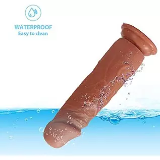 ANFEI Hyper Realistic Big Dildo Over 9 Inches Giant Dildos Double Layered Silicone Penis Premium Sex Toys with Suction Cup