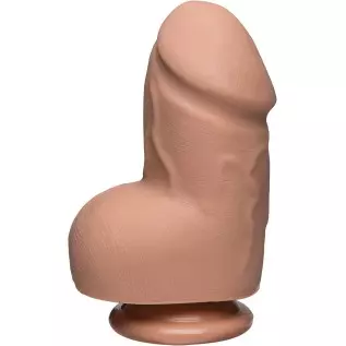 Doc Johnson The D - Fat D - 8 Inch with Balls - ULTRASKYN - 8" Long and 2.75" Wide - Strong Suction Cup Base - O-Ring Harness Co Doc Johnson The D - Fat D - 8 Inch with Balls - ULTRASKYN - 8" Long and 2.75" Wide - Strong Suction Cup Base - O-Ring Harness Co