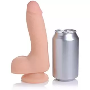 Lynx 7 Inch Dual Density Realistic Dildo - Light