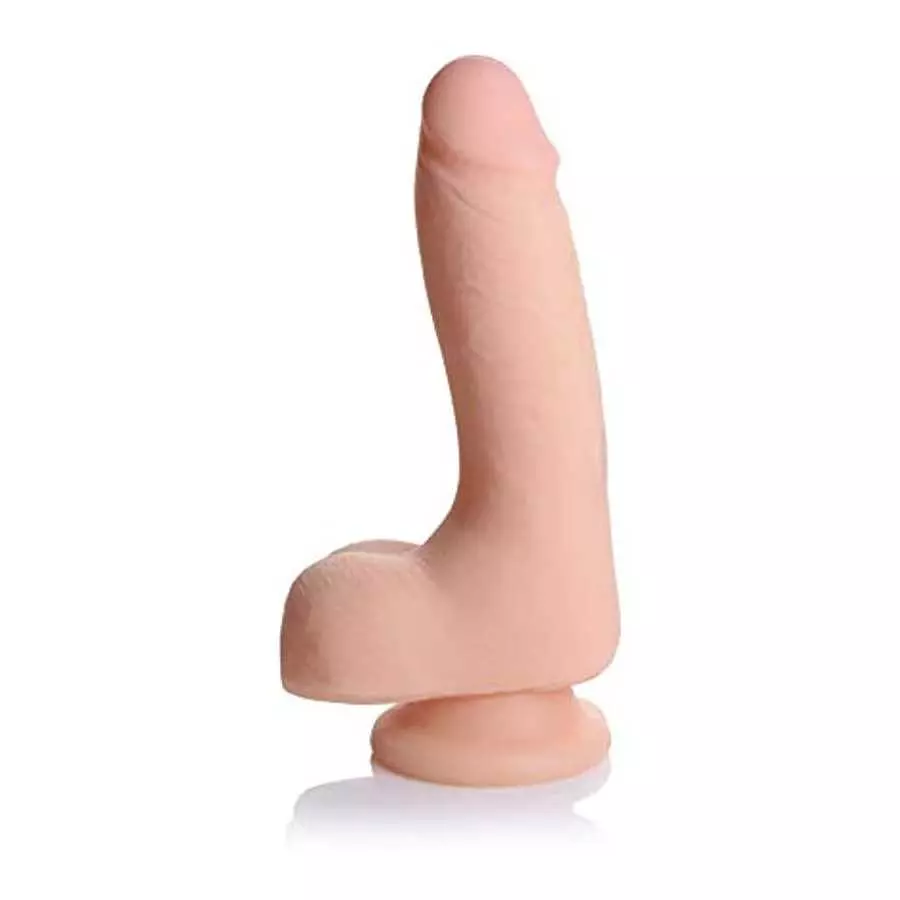 Lynx 7 Inch Dual Density Realistic Dildo - Light