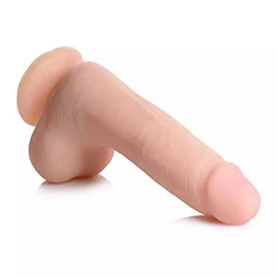 Lynx 7 Inch Dual Density Realistic Dildo - Light