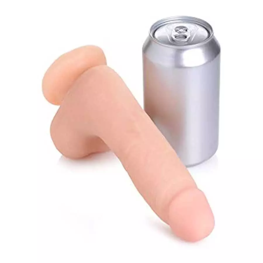 Lynx 7 Inch Dual Density Realistic Dildo - Light