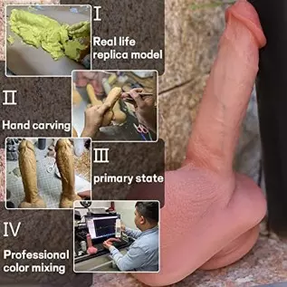 6.54" Realistic Dildo for Beginner, Lifelike Penis Adult Sex Toy with Suction Cup for Hands-Free Play, Flexible Cock with Curved 6.54" Realistic Dildo for Beginner, Lifelike Penis Adult Sex Toy with Suction Cup for Hands-Free Play, Flexible Cock with Curved