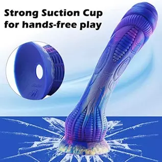 Monster Dildos, Huge Alien Octopus Dildo, Long Distance Sex Toys, Fantasy Silicone Bluetooth Dildo with Suction, Lifelike Giant