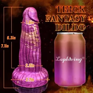 Realistic Thick Dildo Dragon Silicone Dildo with Large Suction Cup for Hands-Free Play, Lifelike Huge Penis Monster Anal Plug Fa