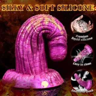Realistic Thick Dildo Dragon Silicone Dildo with Large Suction Cup for Hands-Free Play, Lifelike Huge Penis Monster Anal Plug Fa
