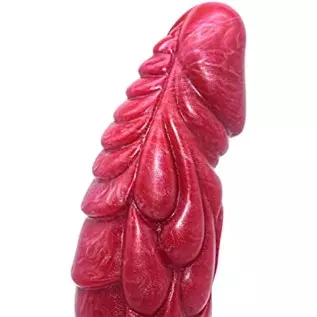 9 inch Realistic Dragon Dildo with Suction Cup for Hands-Free Play, Ultra-Soft Colorful Silicone Butt Plug Curved Anal Plug Adul