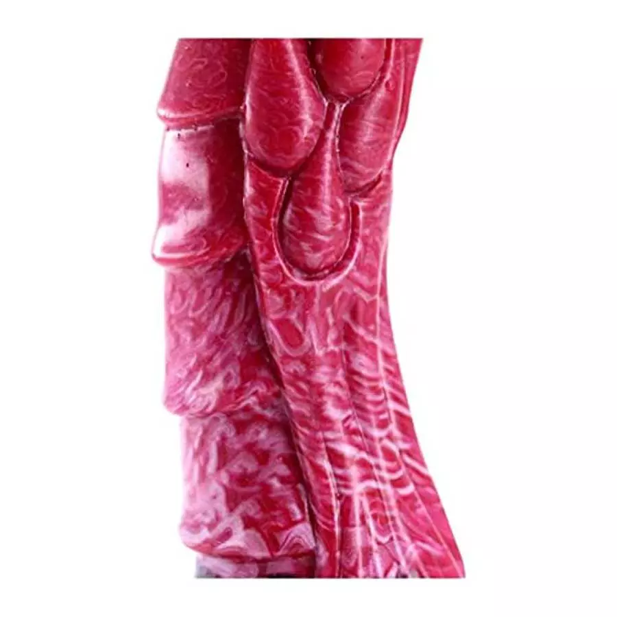 9 inch Realistic Dragon Dildo with Suction Cup for Hands-Free Play, Ultra-Soft Colorful Silicone Butt Plug Curved Anal Plug Adul