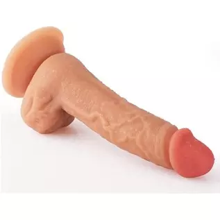 7.8 inches Relaxing Soft Silicone Suction Cup Realistic Classic Wand for Parties