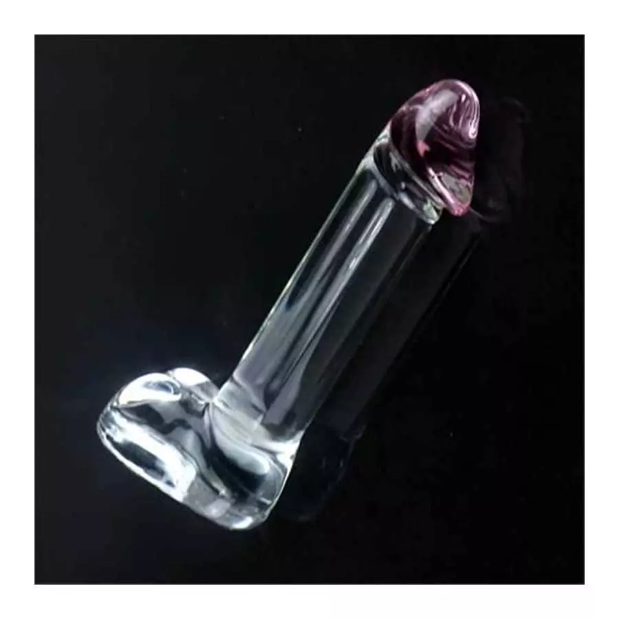 Realistic Glass Dildo, Crystal Transparent Dildo, Glass Dildo Body Safety Material Adult Sex Toy