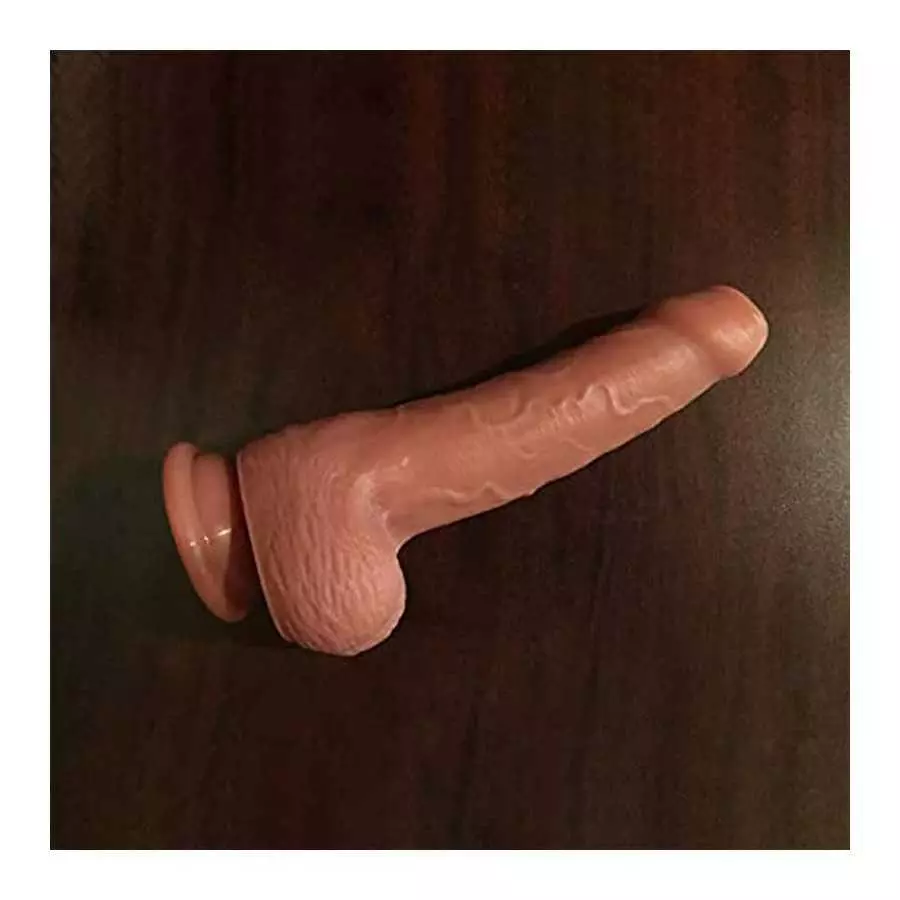 Realistic Dildo with Powerful Suction Cups Flexible Thick Dildo Silicone Butt Plug Lifelike G Spot Dildos 7.87Inch Sex Toys